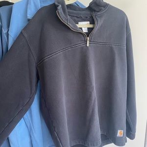 Size medium carharrt quarter zip sweatshirt